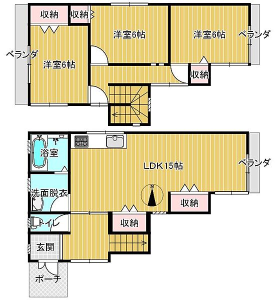 間取り：326000151054
