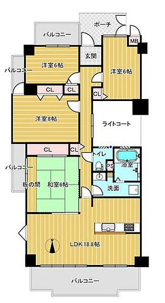間取り：326000261617