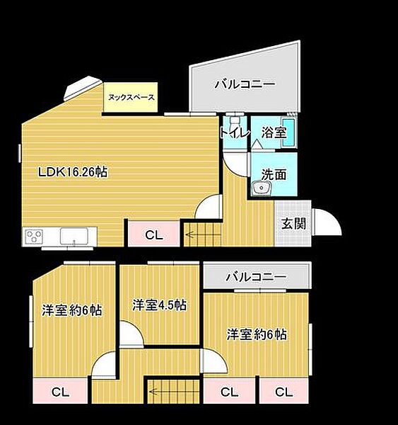 間取り：326000268506