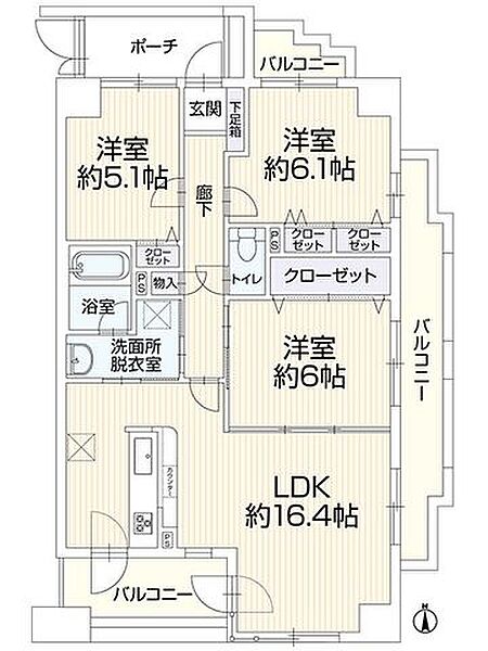 間取り：326000272377