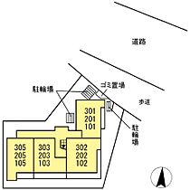 Ｄ　ＰＡＩＮＡ神大寺  ｜ 神奈川県横浜市神奈川区神大寺2丁目（賃貸アパート1LDK・1階・31.13㎡） その3