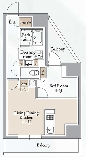 同じ建物の物件間取り写真 - ID:213101690429