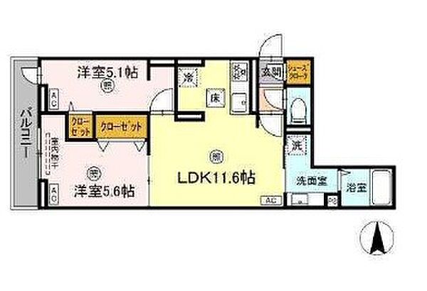 同じ建物の物件間取り写真 - ID:213104904280