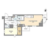 ジオエント山吹神楽坂 506 ｜ 東京都新宿区山吹町297-1（賃貸マンション1LDK・5階・40.28㎡） その2