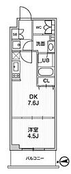 ALTERNA中野 1DKの間取図画像