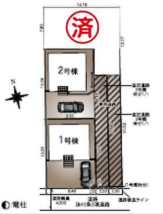 〜カースペースもしっかり確保〜 ・各棟敷地内にカースペースをご用意しておりますので、お車をご利用の方にもお勧めです。 ・カースペースのサイズなど、ご内覧の際に合わせてご確認くださいませ。