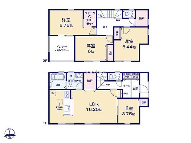 〜「納戸」のあるプランを採用〜 ・納戸があるので季節物や趣味の道具、普段使わないものなど様々なものがスッキリと片付きます。 ・収納力があるのでタンスなどを置いて部屋が狭くならずに済みます。 