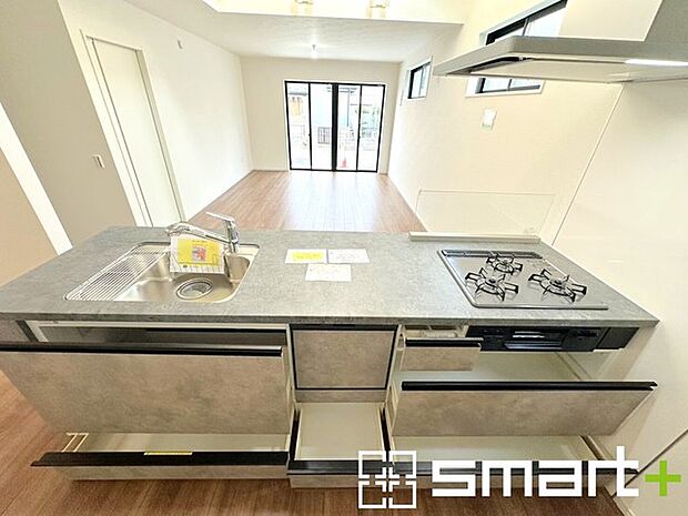 〜食器洗浄機を標準装備〜 ・キッチンにはビルトインタイプの食器洗浄機を標準装備。 ・家事にかける時間を削減でき、「自分時間」を増やすことができる嬉しいアイテムです。 