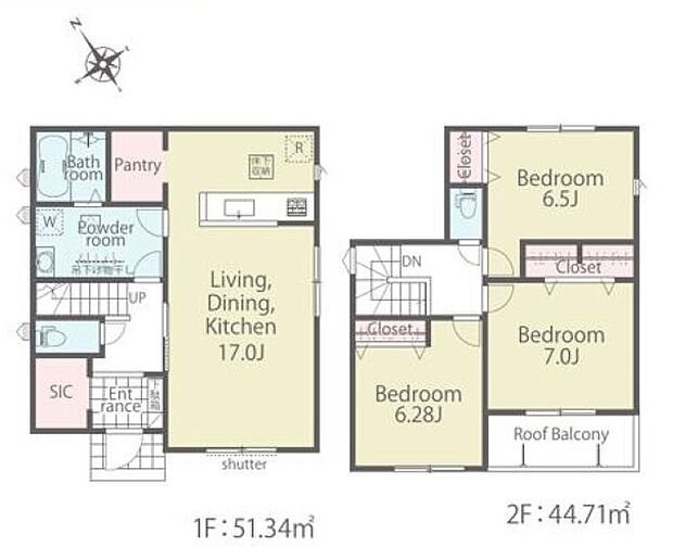 〜水回り集中プランを採用〜 ・キッチン・洗面など水回りを集中させることで家事のしやすい間取。 ・日々の事なので家事導線もご見学の際にぜひチェックしてみてください。