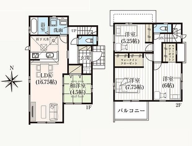 〜水回り集中プランを採用〜 ・キッチン・洗面など水回りを集中させることで家事のしやすい間取。 ・日々の事なので家事導線もご見学の際にぜひチェックしてみてください。 