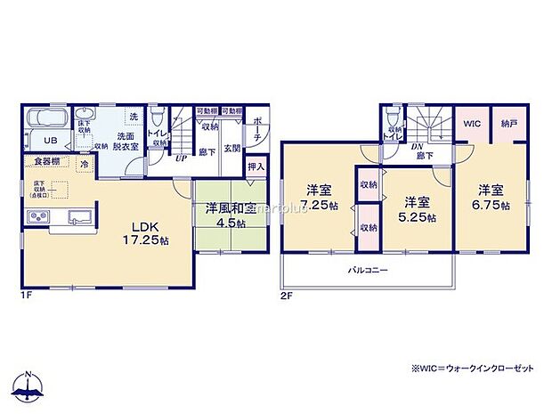 ~全居室南向きの間取り~ ・各居室が南向きなので穏やかな陽の入る陽当り良好な仕様。 ・明るい空間でくつろぎのお時間をお過ごしいただけます。
