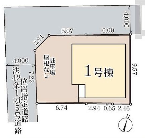 ~開放感のある角地の立地~ ・角地に位置しておりますので、2方向に向かって開けており開放感のある立地となっております。 ・ぜひ現地でこの開放感をご体感くださいませ。
