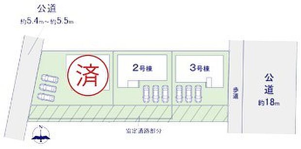 〜カースペース3台以上確保〜 ・各棟カースペースが3台以上ございますので、車通勤の方にもお勧めのプランとなっております。 ・余裕の敷地で余裕のある新生活をお過ごしいただけます。 