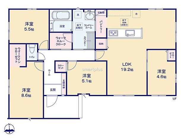 〜今人気の「平屋」プラン〜 ・バリアフリー性に優れ、ワンフロアで完結出来る事から人気が高まっている「平屋」プラン。 ・ぜひ一度ご見学いただき、その魅力をご体感くださいませ。 