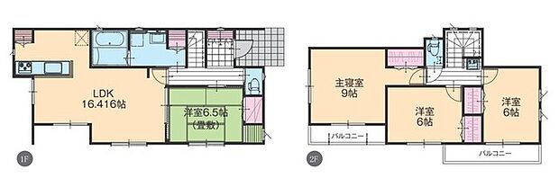 〜使い勝手の良い4ＬＤＫプラン〜 ・シンプルで使い勝手が良く、人気の高い4ＬＤＫのプランを採用。 ・収納もしっかりございますので、お家の中がスッキリと片付きます。 