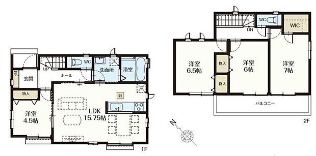 〜水回り集中プランを採用〜 ・キッチン・洗面など水回りを集中させることで家事のしやすい間取。 ・日々の事なので家事導線もご見学の際にぜひチェックしてみてください。 