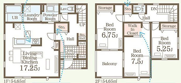 ~全居室南向きの間取り~ ・各居室が南向きなので穏やかな陽の入る陽当り良好な仕様。 ・明るい空間でくつろぎのお時間をお過ごしいただけます。