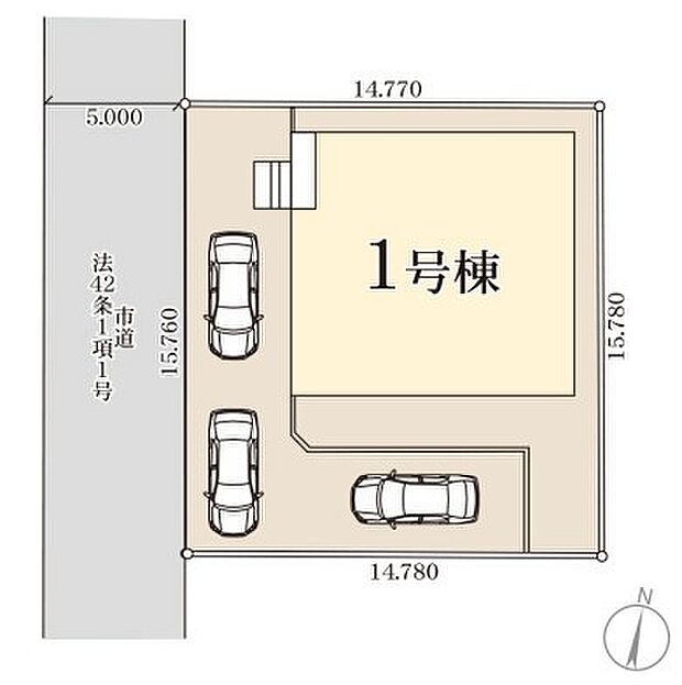 〜カースペース3台分ご用意〜 ・3台分のカースペースがございますので、車通勤の方やご来客の多い方にもお勧めのお住まいです。 ・余裕の敷地で余裕の新生活をお過ごしいただけます。