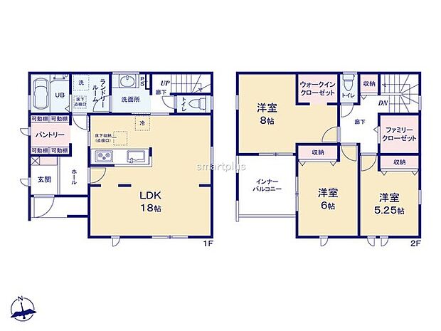 ~収納豊富なプランを採用~ ・ウォークインクローゼット、パントリーなど収納豊富なプランを採用。 ・今のお住まいと収納力をぜひ比較してみてください。