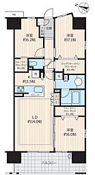 ヴェレーナシティ千葉ニュータウン中央アリーナ 3LDKの間取図画像