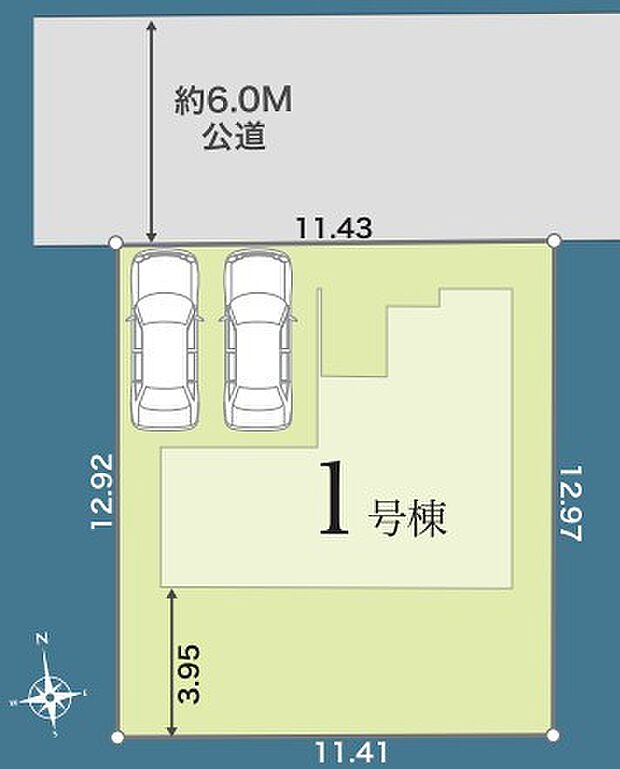 ~余裕のある広々した敷地~ ・土地面積はなんと44.73坪。余裕の敷地で余裕のある新生活をお過ごしいただけます。 ・ぜひ現地で一度その広さをご体感くださいませ。