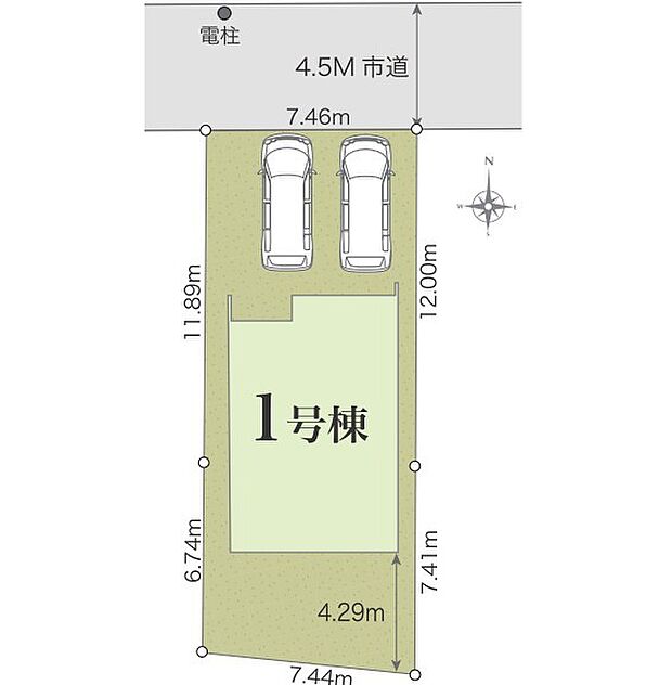 〜陽当りの良い北道路のお住まい〜 ・北側道路ですが、南側にお庭があるので陽当りもしっかりと確保されております。 ・道路側に大きな窓が配置されないので、プライバシーも守られますね。