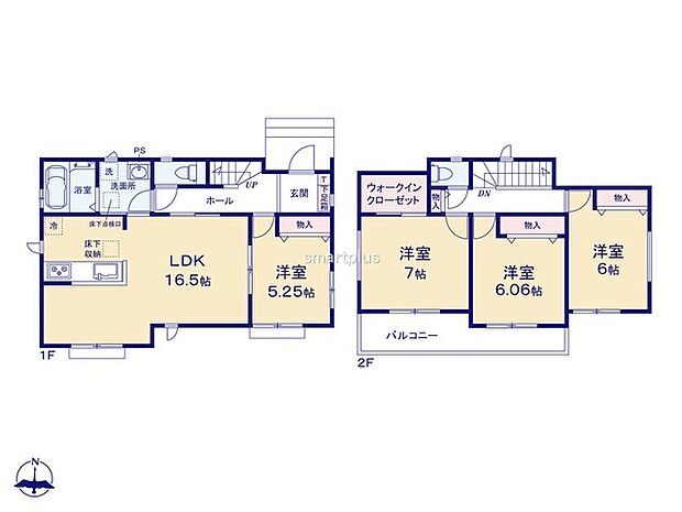 ~収納豊富なプランを採用~ ・ウォークインクローゼットなど収納豊富なプランを採用。家の中がスッキリと片付きます。 ・今のお住まいと収納力をぜひ比較してみてください。