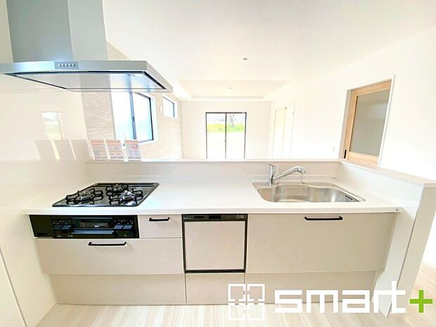 ~食器洗浄機を標準装備~ ・キッチンにはビルトインタイプの食器洗浄機を標準装備。 ・家事にかける時間を削減でき、「自分時間」を増やすことができる嬉しいアイテムです。