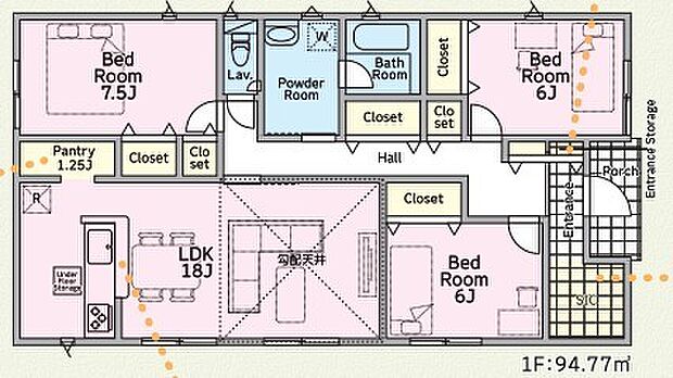 〜今人気の「平屋」プラン〜 ・バリアフリー性に優れ、ワンフロアで完結出来る事から人気が高まっている「平屋」プラン。 ・ぜひ一度ご見学いただき、その魅力をご体感くださいませ。 