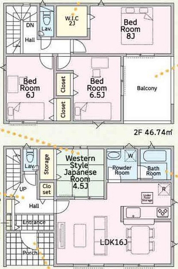 ~収納豊富なプランを採用~ ・ウォークインクローゼットなど収納豊富なプランを採用。家の中がスッキリと片付きます。 ・今のお住まいと収納力をぜひ比較してみてください。
