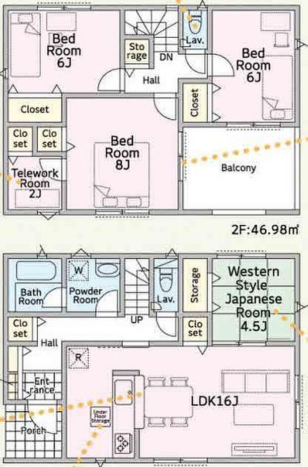 〜「テレワークルーム」のあるお住まい〜 ・今の時代に嬉しい「テレワークルーム」をご用意。 ・もちろんお子様の勉強部屋、追加の収納としてのご利用も可能です。 