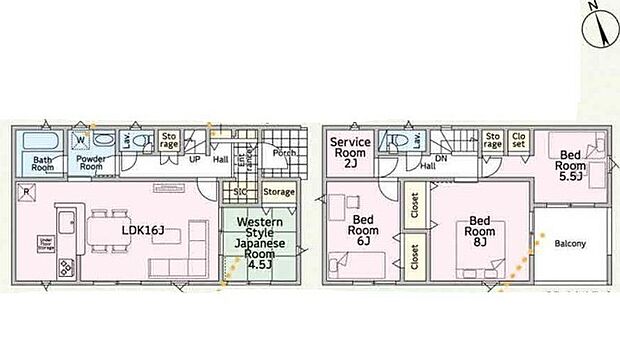 ~「納戸」のあるプランを採用~ ・納戸があるので季節物や趣味の道具、普段使わないものなど様々なものがスッキリと片付きます。 ・収納力があるのでタンスなどを置いて部屋が狭くならずに済みます。