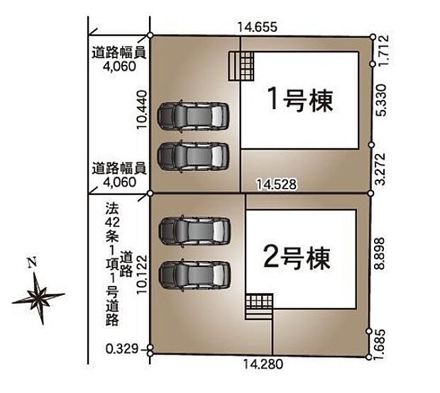 〜カースペース2台以上確保〜 ・各棟カースペースが2台以上ございますので、車通勤の方にもお勧めのプランとなっております。 ・余裕の敷地で余裕のある新生活をお過ごしいただけます。 