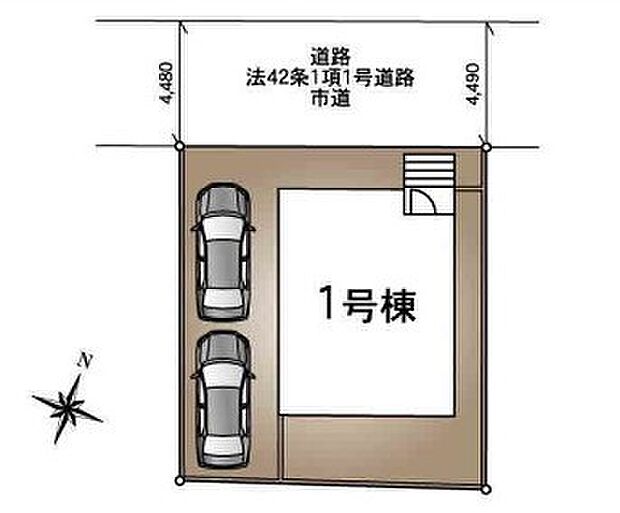 ～カースペース2台分ご用意～ ・2台分のカースペースがございますので、車通勤の方やご来客の多い方にもお勧めのお住まいです。 ・余裕の敷地で余裕の新生活をお過ごしいただけます。 