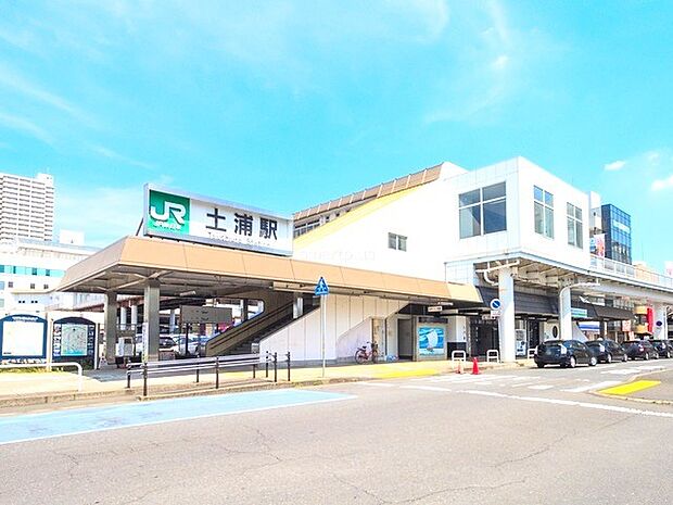 JR常磐線「土浦」駅（3800m）
