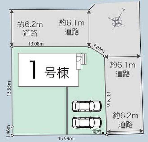 ~カースペース2台分ご用意~ ・2台分のカースペースがございますので、車通勤の方やご来客の多い方にもお勧めのお住まいです。 ・余裕の敷地で余裕の新生活をお過ごしいただけます。