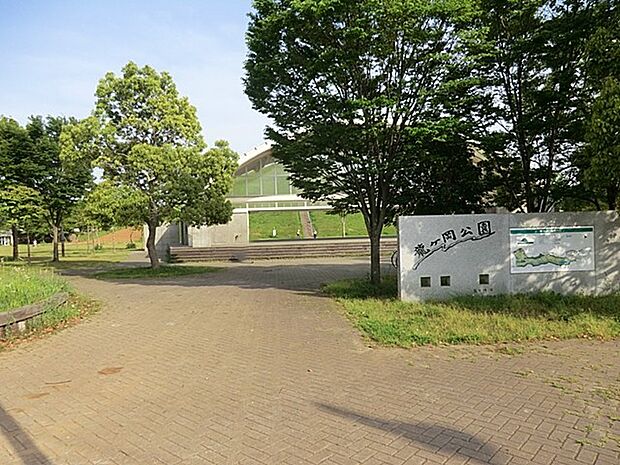 龍ヶ丘公園(550m)