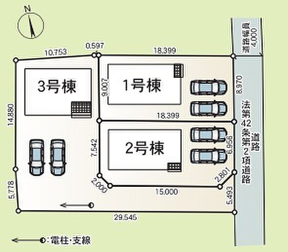 〜カースペース2台以上確保〜 ・各棟カースペースが2台以上ございますので、車通勤の方にもお勧めのプランとなっております。 ・余裕の敷地で余裕のある新生活をお過ごしいただけます。