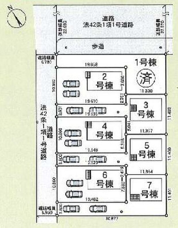 〜カースペース2台分ご用意〜 ・2台分のカースペースがございますので、車通勤の方やご来客の多い方にもお勧めのお住まいです。 ・余裕の敷地で余裕の新生活をお過ごしいただけます。