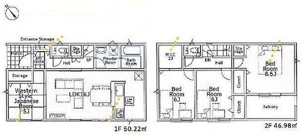 ~水回り集中プランを採用~ ・キッチン・洗面など水回りを集中させることで家事のしやすい間取。 ・日々の事なので家事導線もご見学の際にぜひチェックしてみてください。
