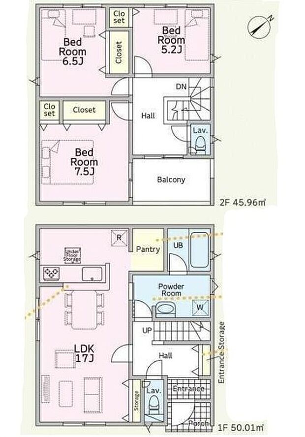 ~収納豊富なプランを採用~ ・パントリーなど収納豊富なプランを採用。 ・今のお住まいと収納力をぜひ比較してみてください。