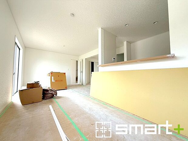 ~家具の配置がしやすい間取~ ・LDKはリビングとダイニングの境目が分かりやすくなっており、家具の配置がしやすい造り。 ・どんなインテリアにするか考えるだけでも楽しくなりますね。