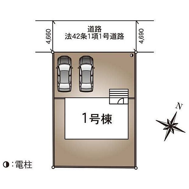 ~カースペース2台分ご用意~ ・2台分のカースペースがございますので、車通勤の方やご来客の多い方にもお勧めのお住まいです。 ・余裕の敷地で余裕の新生活をお過ごしいただけます。