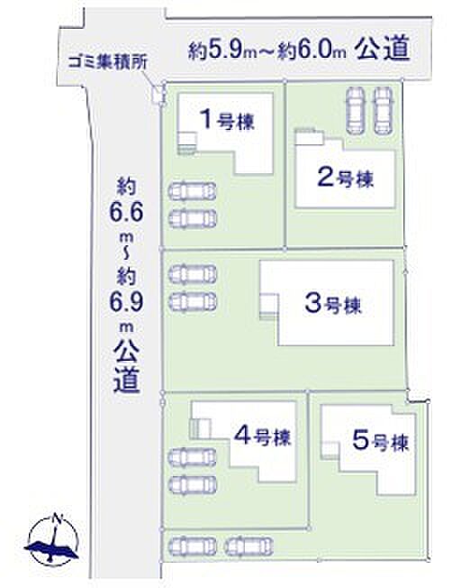 ~カースペース2台以上確保~ ・各棟カースペースが2台以上ございますので、車通勤の方にもお勧めのプランとなっております。 ・余裕の敷地で余裕のある新生活をお過ごしいただけます。