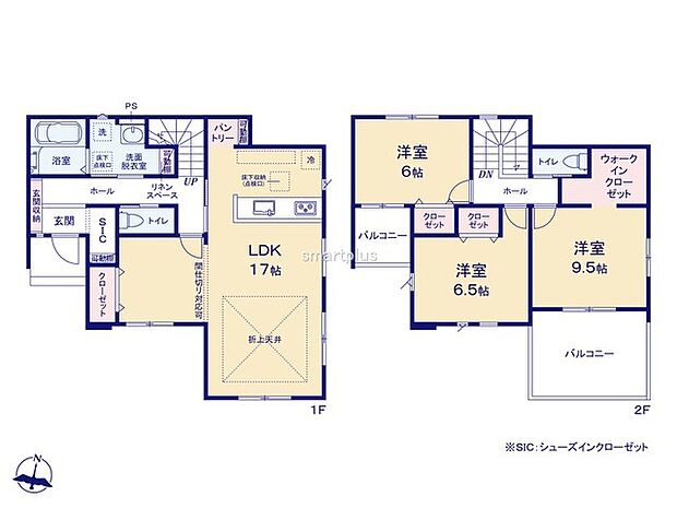 ～無駄のない3ＬＤＫプランを採用～ ・最も数の多い4ＬＤＫでは意外と部屋を持て余してしまう方に人気の3ＬＤＫを採用。 ・ＤＩＮＫＳ世帯の方、お子様が独立されたご夫婦にも人気の間取りです。 