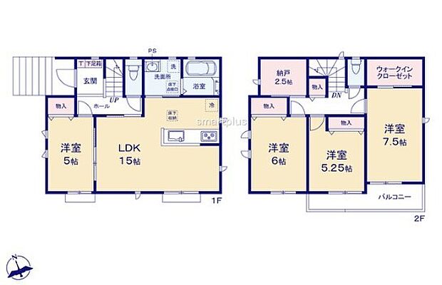 ~全居室南向きの間取り~ ・各居室が南向きなので穏やかな陽の入る陽当り良好な仕様。 ・明るい空間でくつろぎのお時間をお過ごしいただけます。