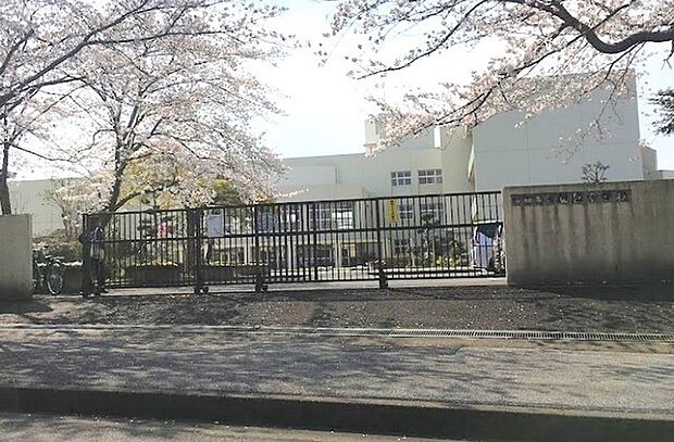 船穂中学校(1990m)