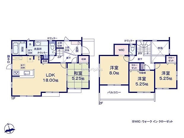 ～水回り集中プランを採用～ ・キッチン・洗面など水回りを集中させることで家事のしやすい間取。 ・日々の事なので家事導線もご見学の際にぜひチェックしてみてください。 