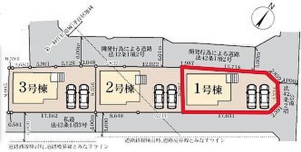 ~カースペース2台以上確保~ ・各棟カースペースが2台以上ございますので、車通勤の方にもお勧めのプランとなっております。 ・余裕の敷地で余裕のある新生活をお過ごしいただけます。