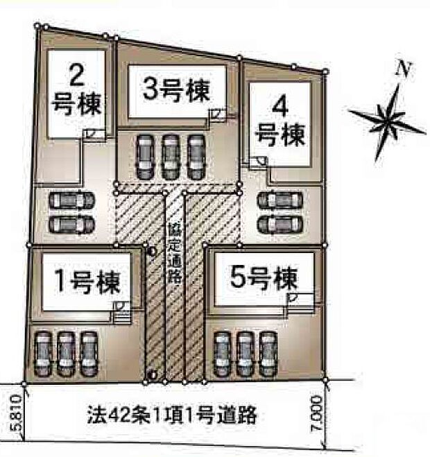 ～カースペース2台以上確保～ ・各棟カースペースが2台以上ございますので、車通勤の方にもお勧めのプランとなっております。 ・余裕の敷地で余裕のある新生活をお過ごしいただけます。 